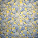 094 Muscheln - 3-lagig (blau) - Home Fashion